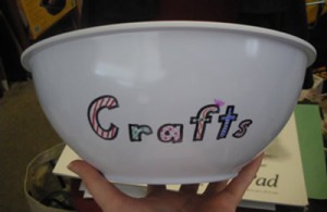 My new crafts bowl